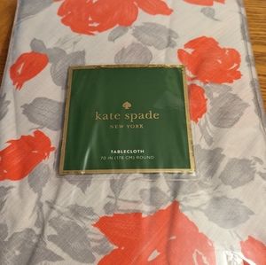 Kate Spade 70" round tablecloth